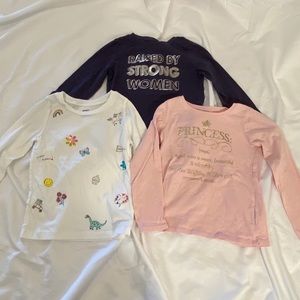 3/$12 Girl’s Long Sleeved T-shirts -Size 5T